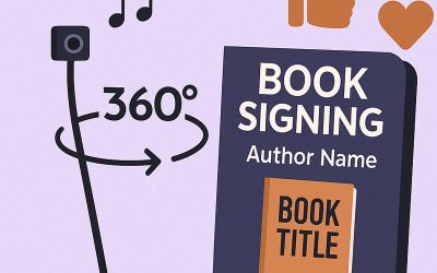 Fotomatón 360 para firmas de libros